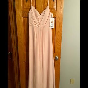 Hailey Paige 5763 Designer Bridesmaid Dress in Blush